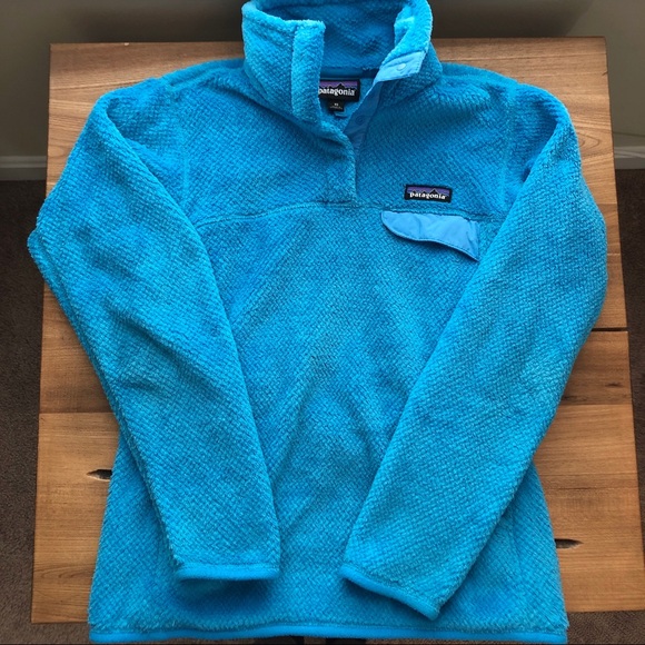 Patagonia Re-tool Fleece Pullover Sweater Blue - Picture 2 of 10